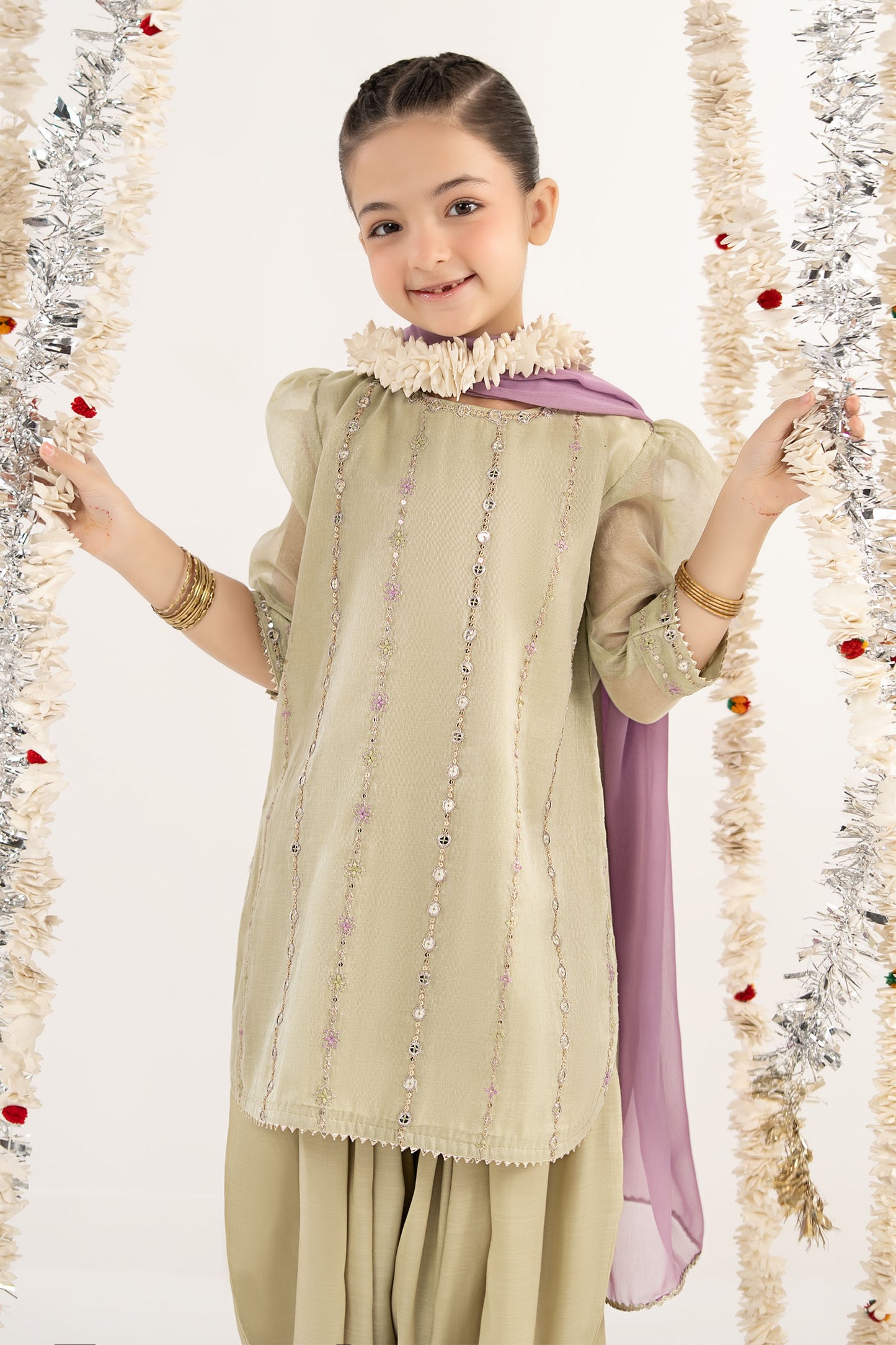 3 Piece Embroidered Masoori Suit