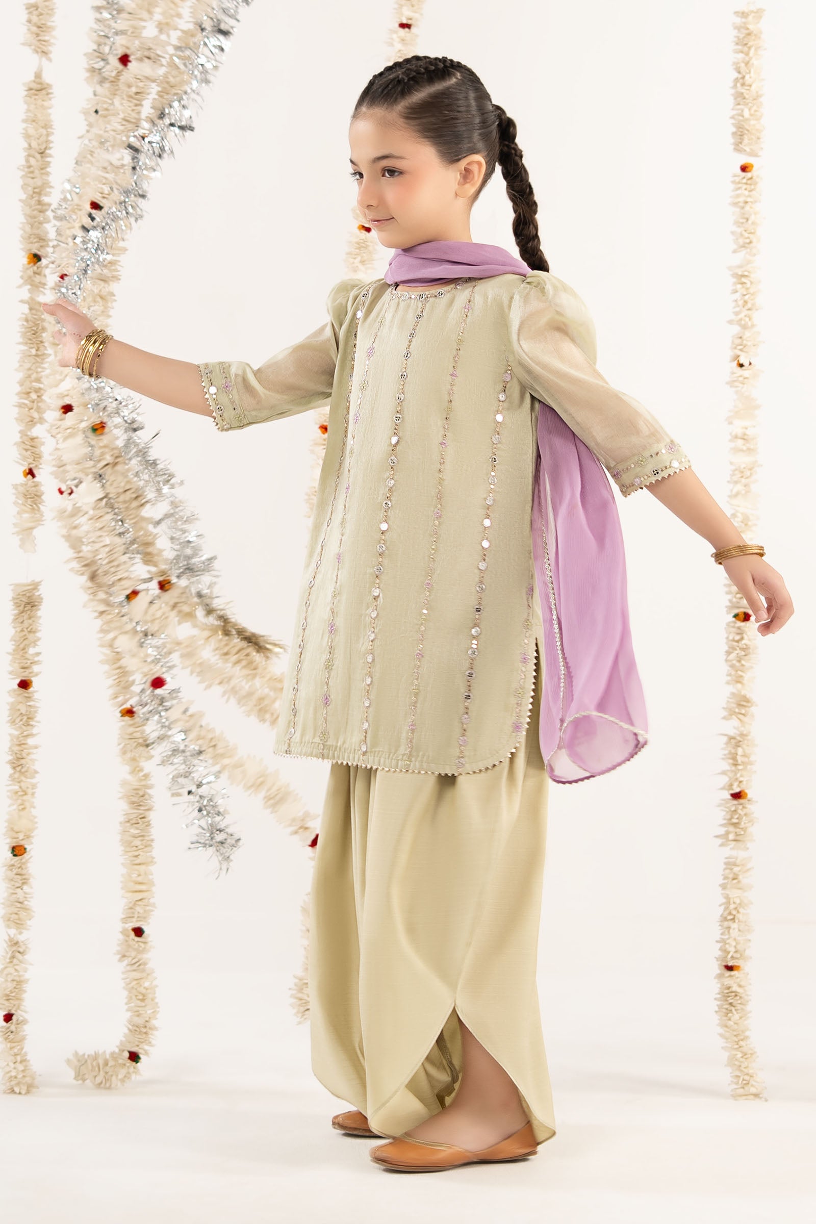 3 Piece Embroidered Masoori Suit