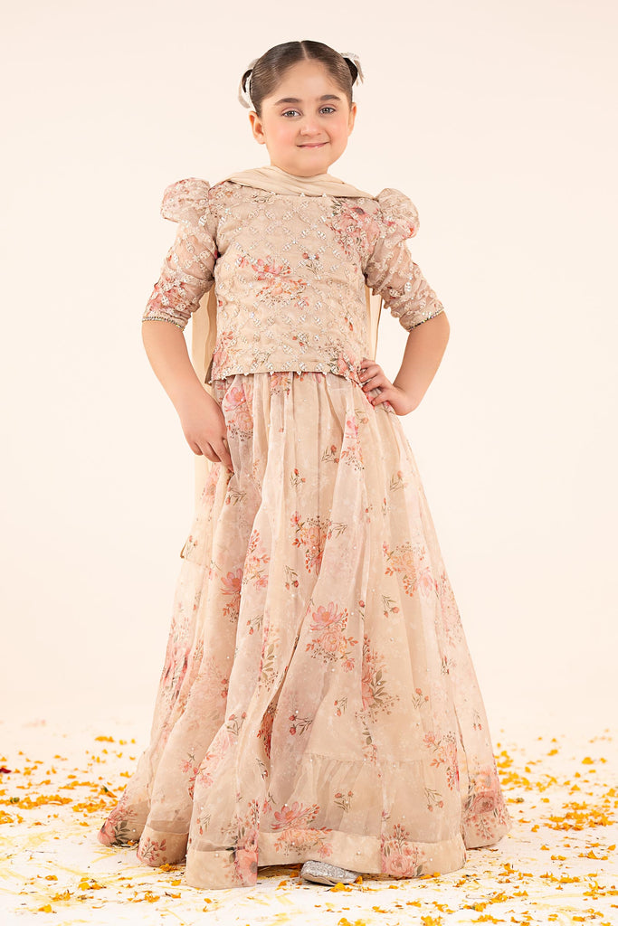 Maria B 3 Piece Embroidered Organza Suit, view 1