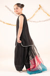 3 Piece Embellished Raw Silk Suit