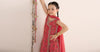 3 Piece Embroidered Raw Silk Suit