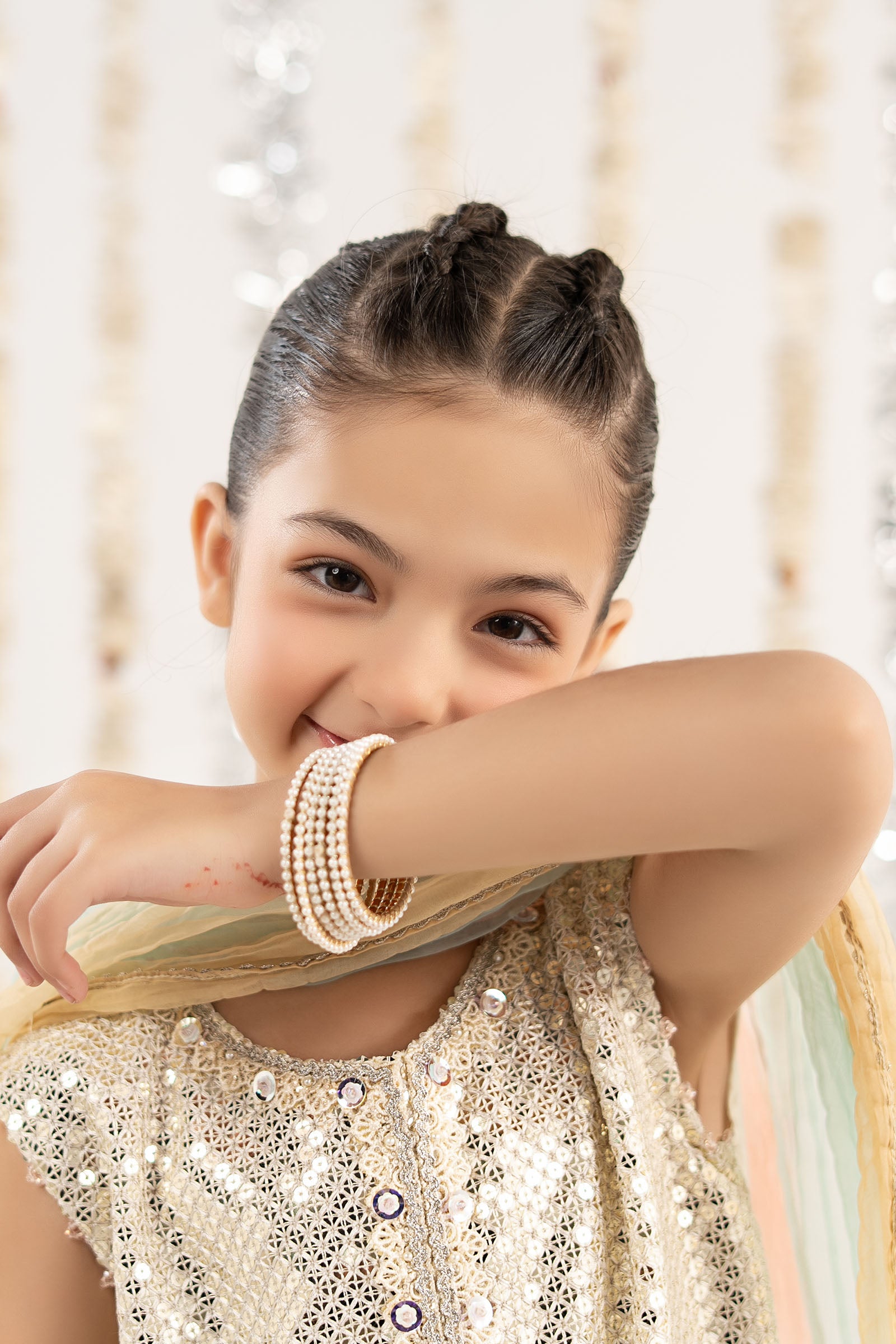 3 Piece Embroidered Chiffon Suit