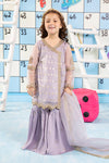 3 Piece Embroidered Lurex Organza Suit
