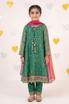 3 Piece Embroidered Organza Suit