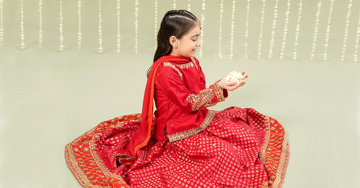 3 Piece Embroidered Suit