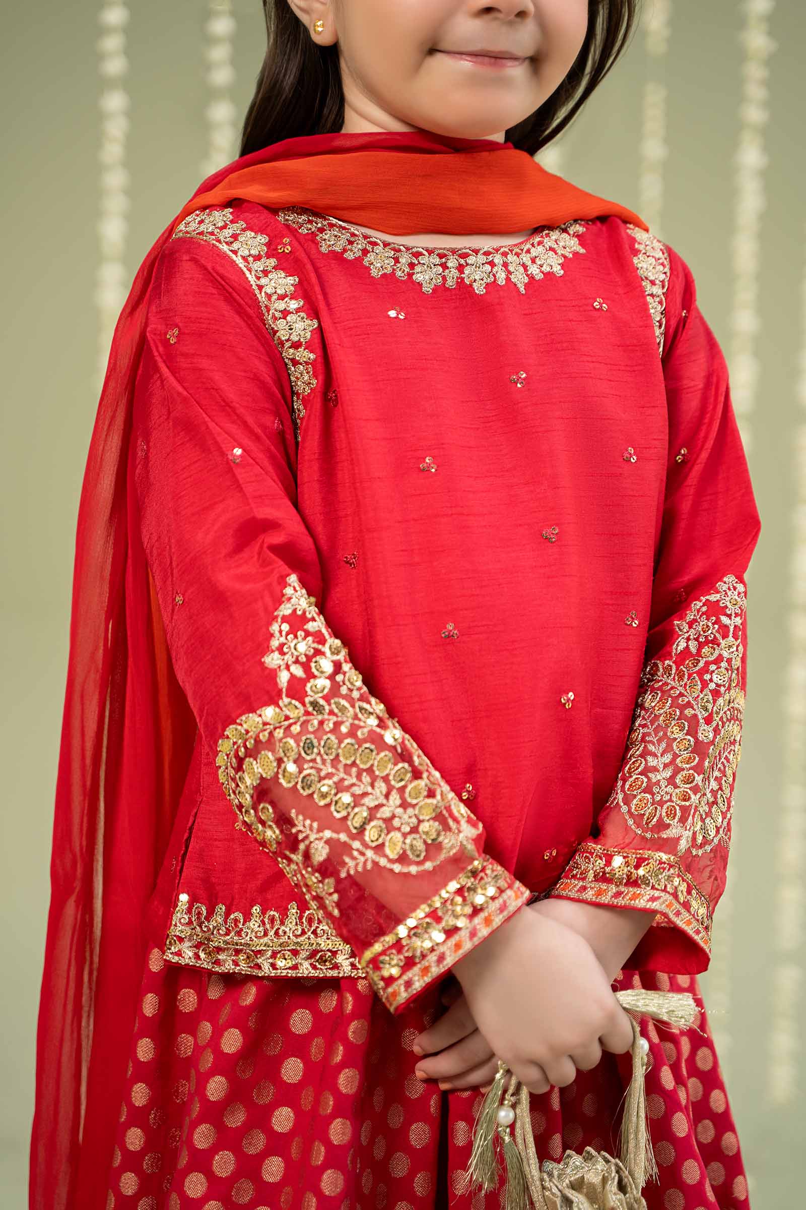 3 Piece Embroidered Suit