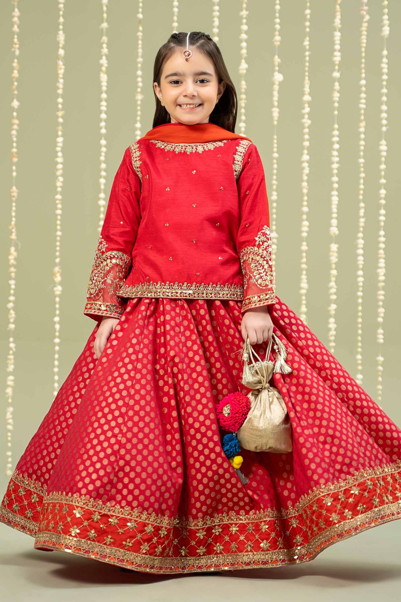 3 Piece Embroidered Suit