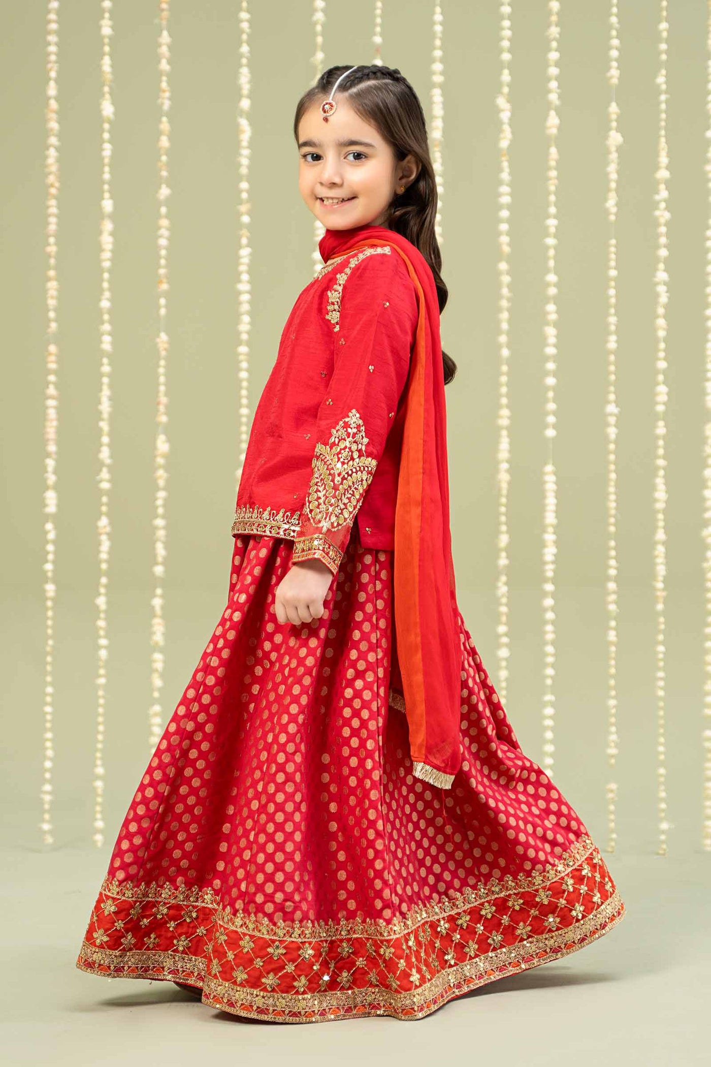 3 Piece Embroidered Suit