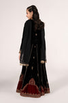 3 Piece Embroidered Velvet Suit