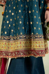 3 Piece Embroidered Jamawar Suit