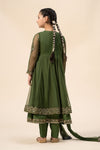 3 Piece Embroidered Net Suit