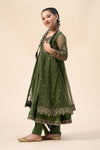 3 Piece Embroidered Net Suit