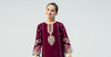 3 Piece Embroidered Velvet Suit