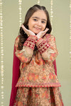 3 Piece Embroidered Cotton Maoori Net Suit