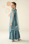 3 Piece Embellished Organza Suit