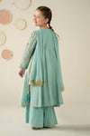 3 Piece Embroidered Cotton Silk Suit