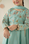3 Piece Embroidered Cotton Silk Suit