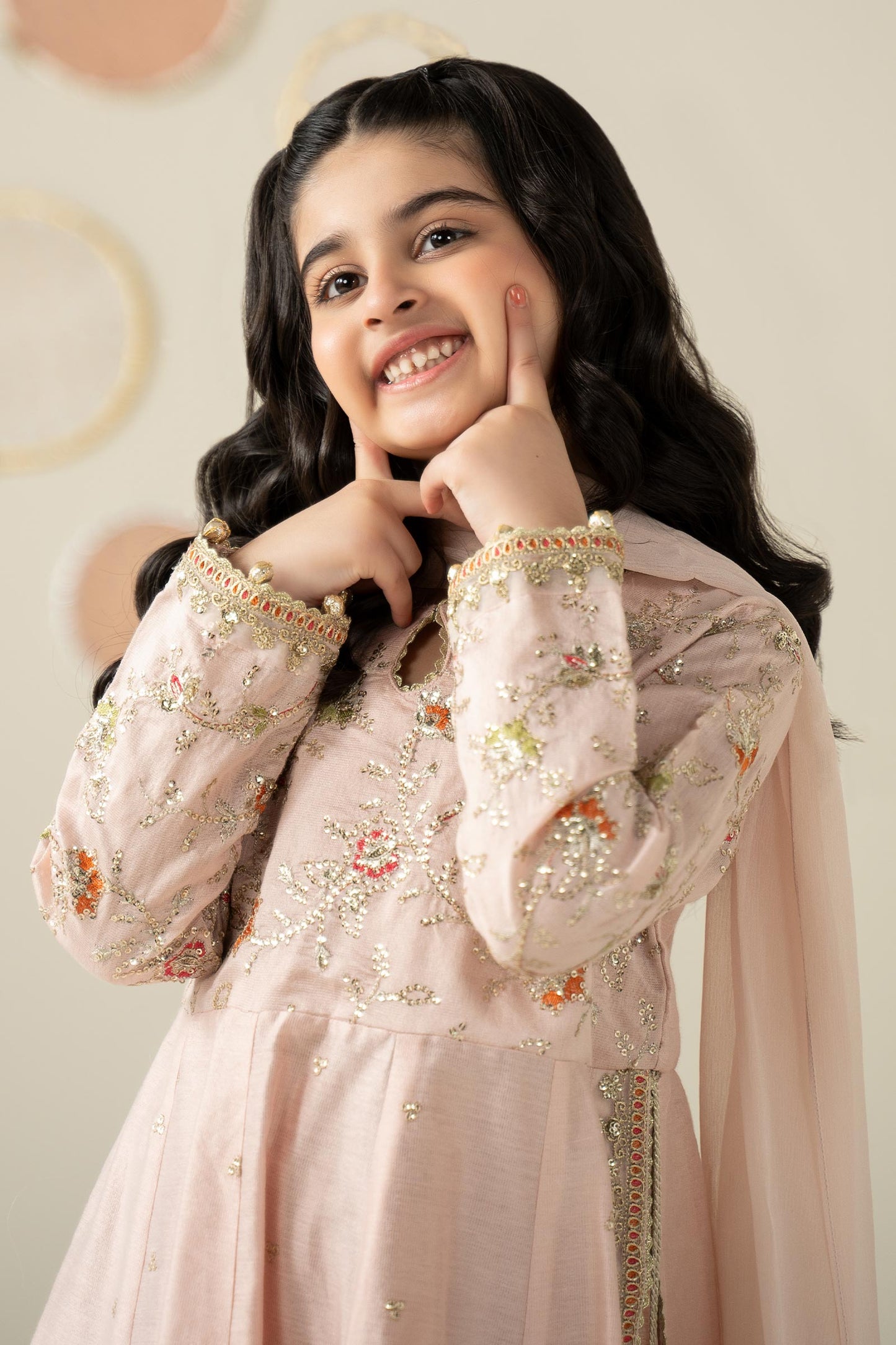 3 Piece Embroidered Cotton Silk Suit