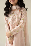 3 Piece Embroidered Cotton Silk Suit