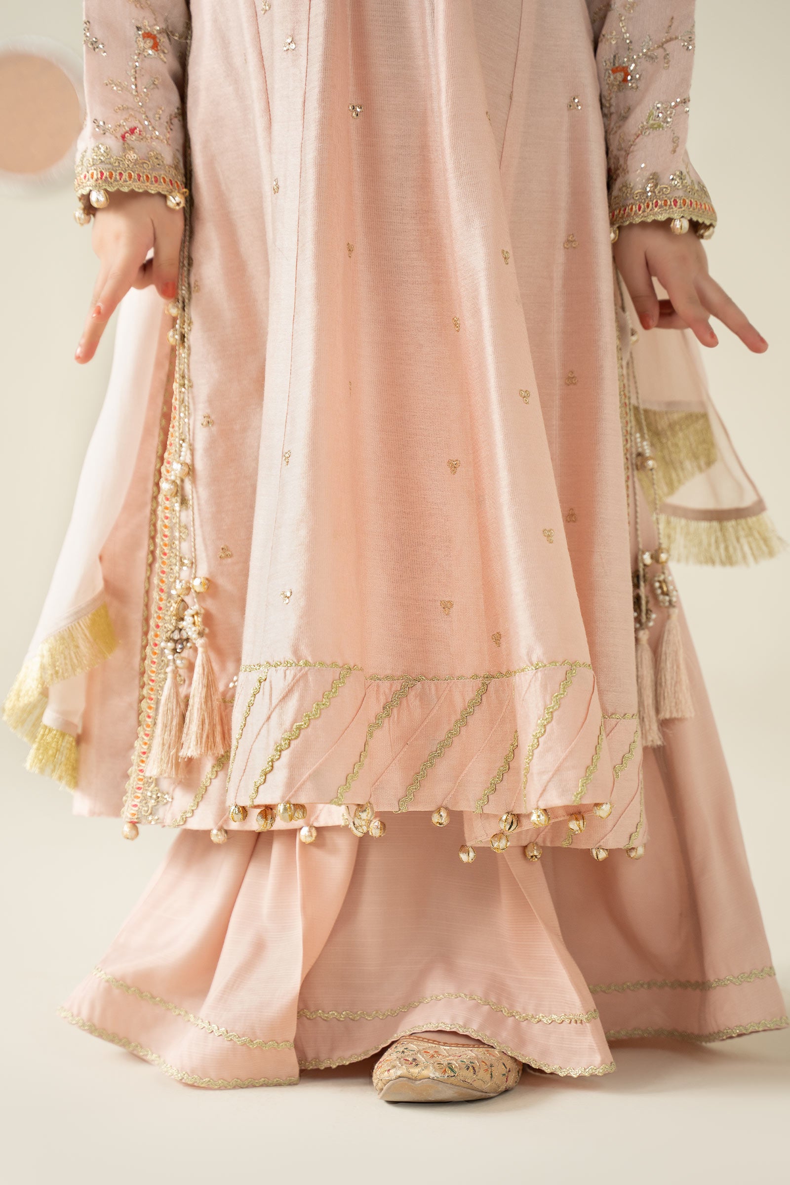 3 Piece Embroidered Cotton Silk Suit