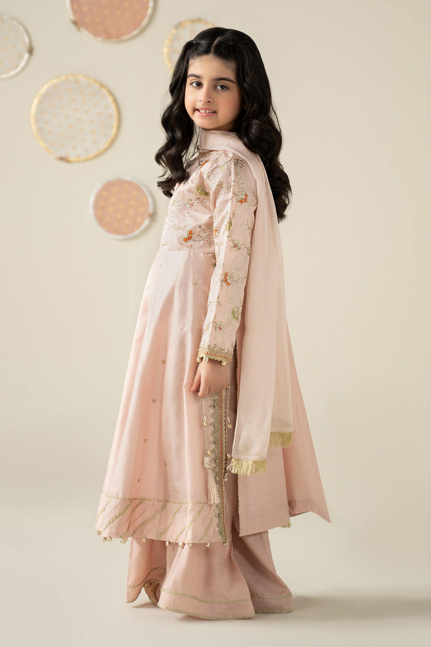 3 Piece Embroidered Cotton Silk Suit