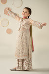 3 Piece Embroidered Organza Suit