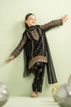 3 Piece Embroidered Lurex Organza Suit