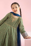 3 Piece Embroidered PK Raw Silk Suit