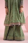 3 Piece Embroidered PK Raw Silk Suit