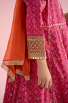 3 Piece Embroidered PK Raw Silk Suit