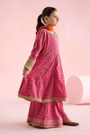 3 Piece Embroidered PK Raw Silk Suit