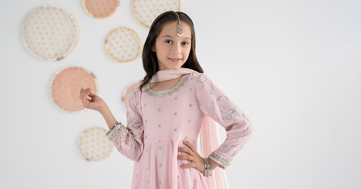 3 Piece Embroidered Velvet Suit