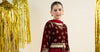 3 Piece Embroidered Net Suit