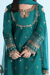 3 Piece Embroidered Cotton Silk Suit