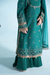 3 Piece Embroidered Cotton Silk Suit