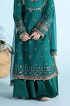 3 Piece Embroidered Cotton Silk Suit