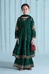3 Piece Embroidered Raw Silk Suit