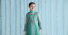 3 Piece Embroidered Organza Suit