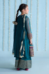 3 Piece Embroidered Net Suit