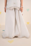 2 Piece Embroidered Chiffon Suit