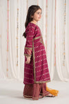 3 Piece Embroidered Raw Silk Suit