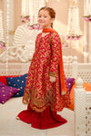 3 Piece Embroidered Jamawar Suit
