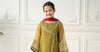 3 Piece Embroidered Poly Organza Suit
