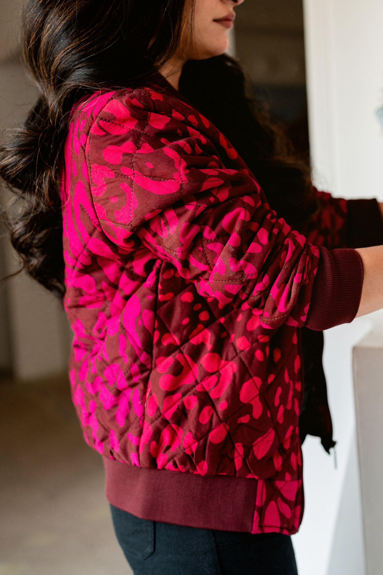 Printed Linen Jacket