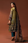 3 Piece Embroidered Pure Charmeuse Silk Suit