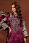 3 Piece Embroidered Pure Charmeuse Silk Suit