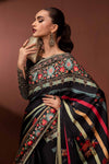 Embroidered Pure Charmeuse Silk Saree