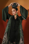 3 Piece Embroidered Satin Silk Suit