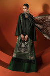 3 Piece Embroidered Satin Silk Suit