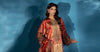 3 Piece Embroidered Satin Silk Suit